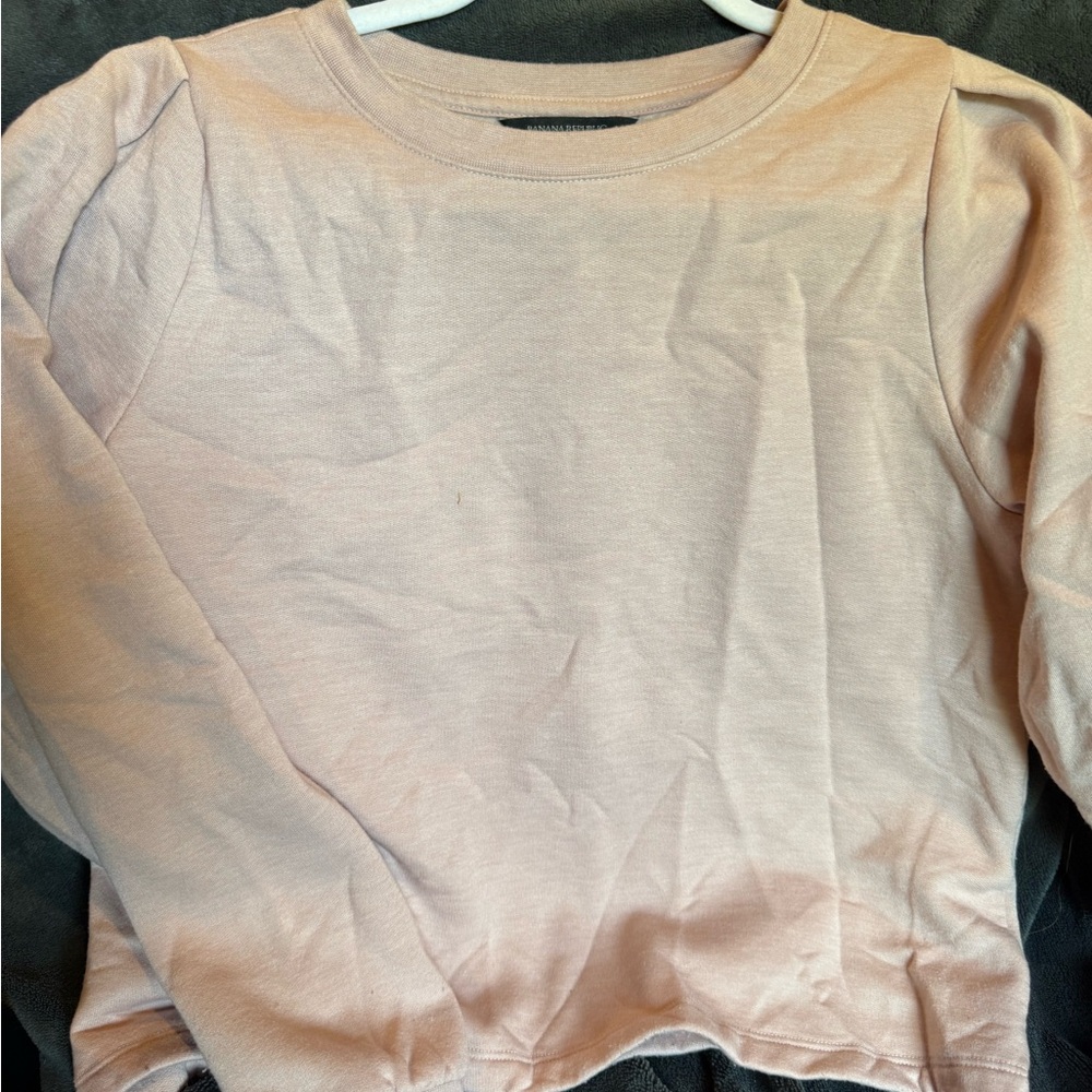 Banana Republic Women's Sweatshirt - Light Pink